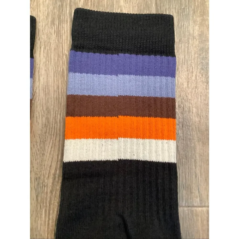 Stance Unisex Large Black Cotton Crew Maliboo Medium Cushion Crew Socks B23-3